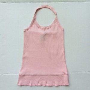 Moda International light pink halter top size small